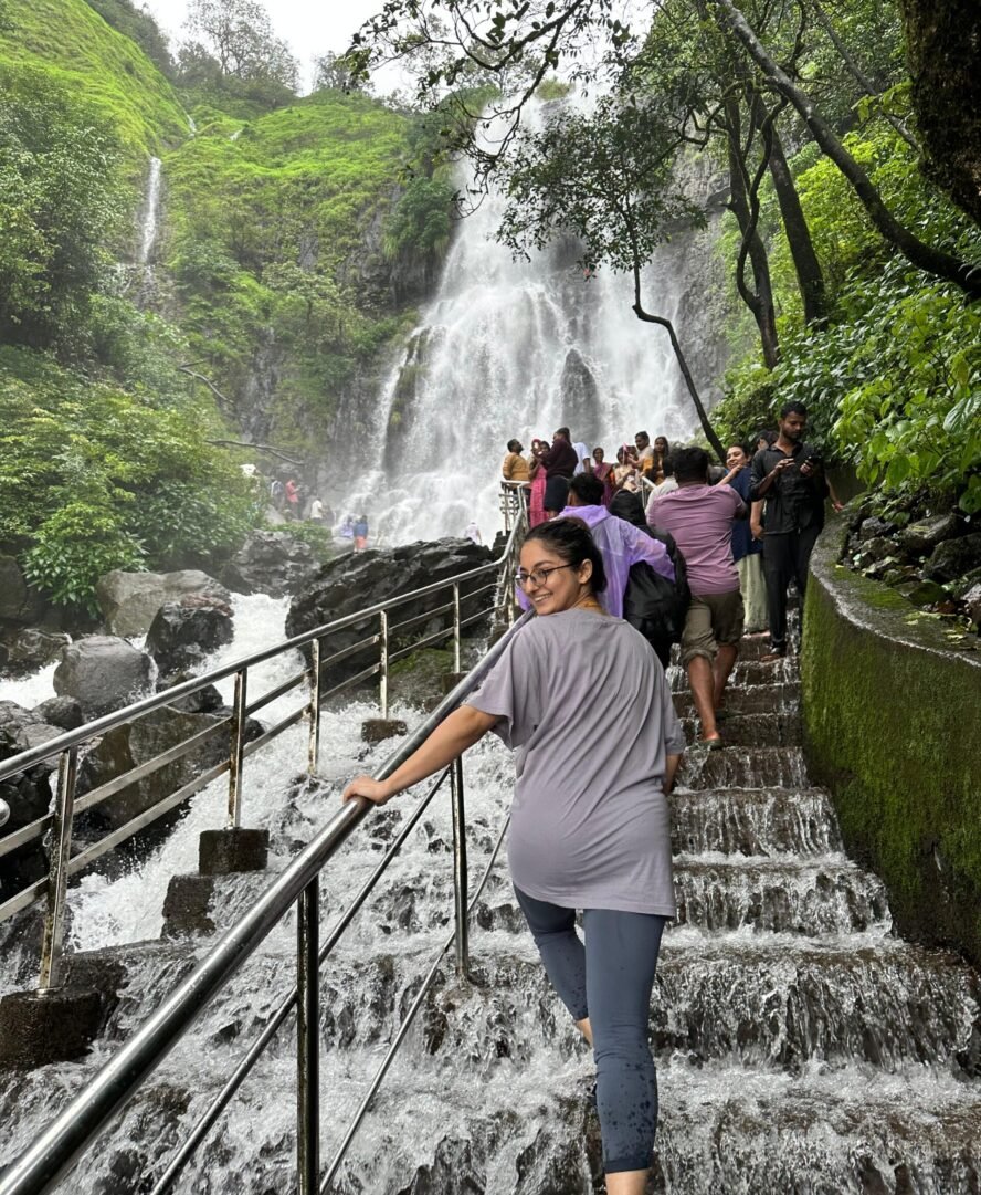 The Monsoon Expedition 5 Satvika Rana at Amboli Waterfall